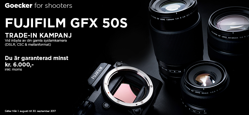 Fujifilm GFX Trade-in kampajn